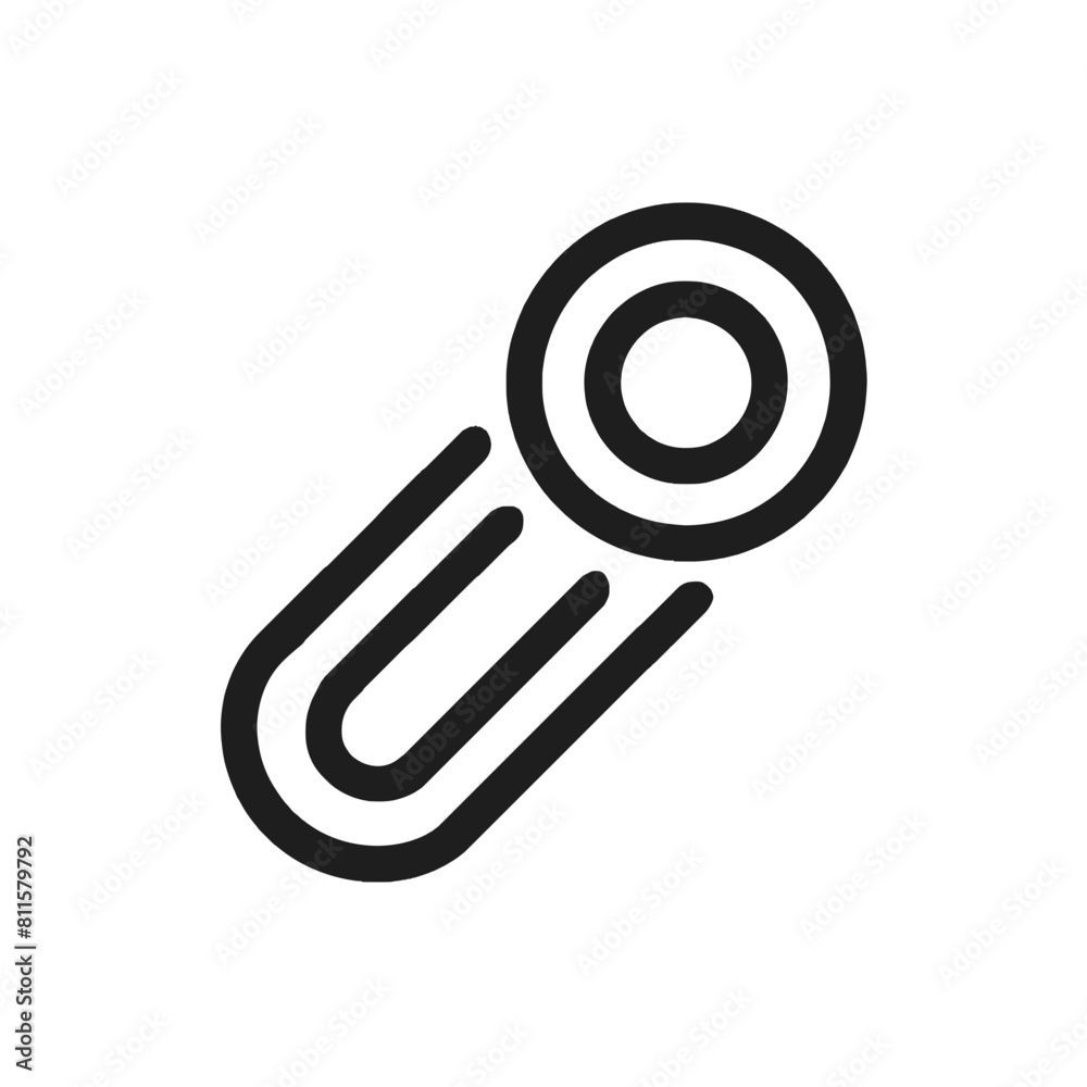 Transparent Paperclip Icon Design in Vector Format, Paperclip Clipart Icon Transparent Paperclip Icon Design in Vector Format, Paperclip Clipart Icon