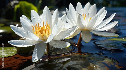 white water lily