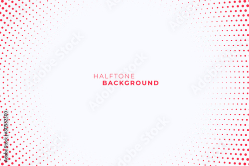 white and red halftone texture modern background photo