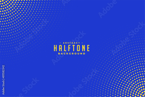 abstract halftone texture blue background in geometric style photo