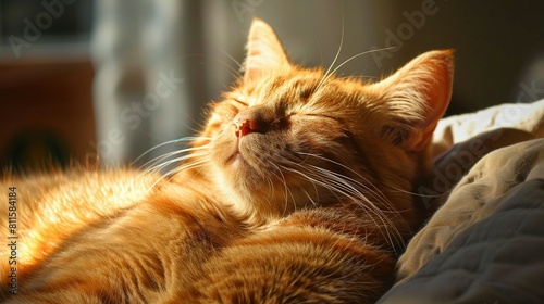 Golden Glows and Cozy Cuddles: The Life of an Orange Tabby