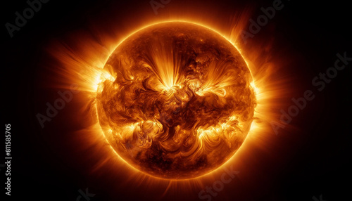 太陽フレアとガス爆発の連続3 photo