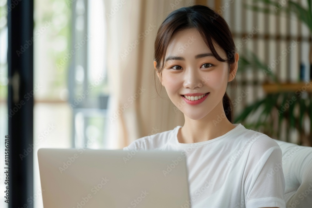 おうち起業をして自宅でPC作業をする日本人女性(女性社長・起業・リモートワーク・在宅ワーク) おうち起業をして自宅でPC作業をする日本人女性(女性社長・起業・リモートワーク・在宅ワーク)