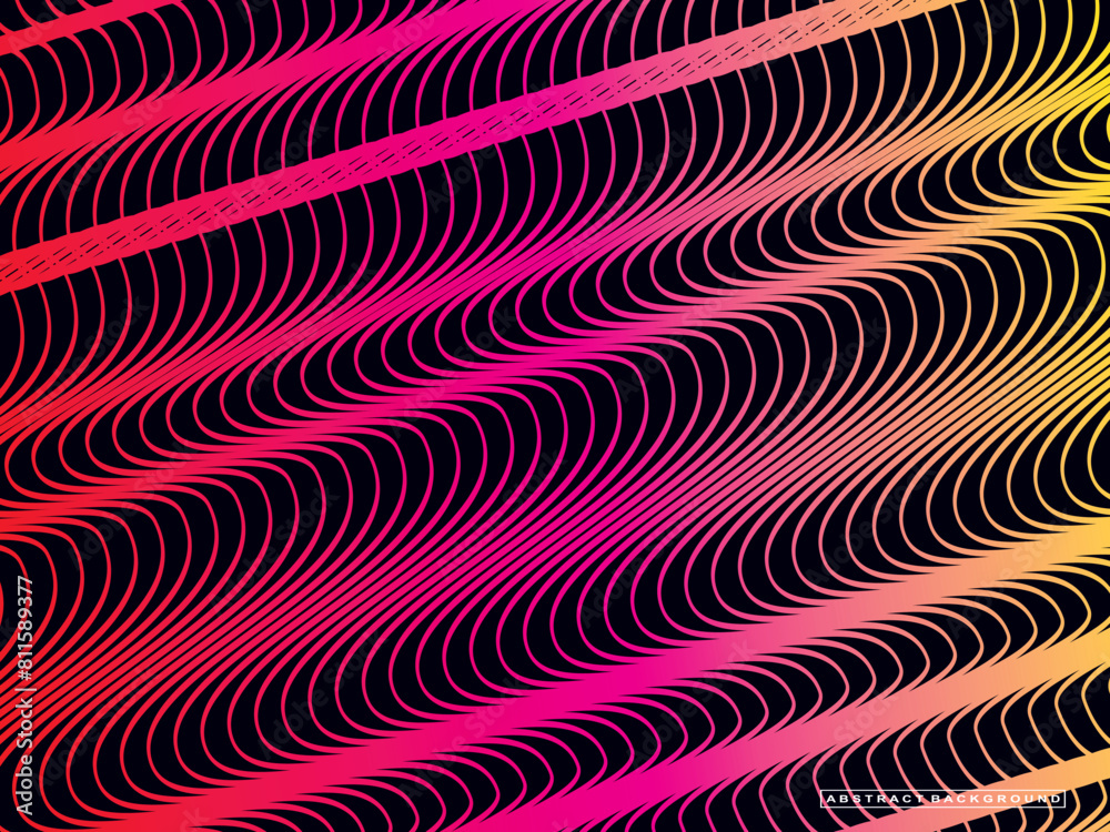 Abstract background with shining multicolored wavy lines pattern. Modern minimal trendy shiny lines pattern. Vector illustration. Abstract background with shining multicolored wavy lines pattern. Modern minimal trendy shiny lines pattern. Vector illustration.