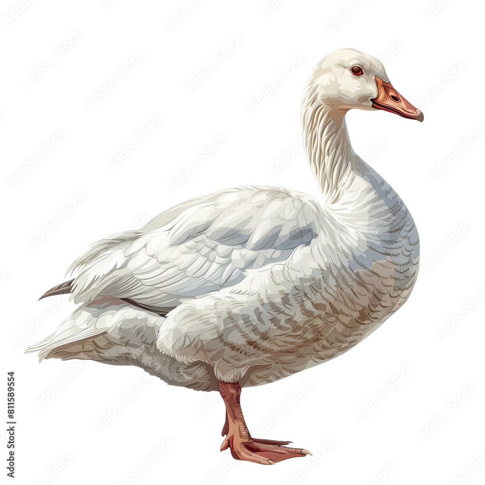 Goose isolated on transparent background Goose isolated on transparent background