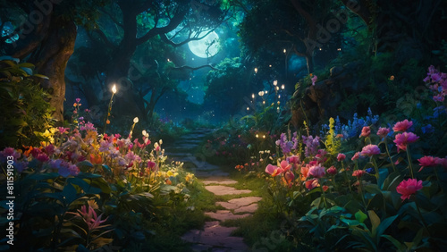  a beautiful picture of a fantasy fairy tale