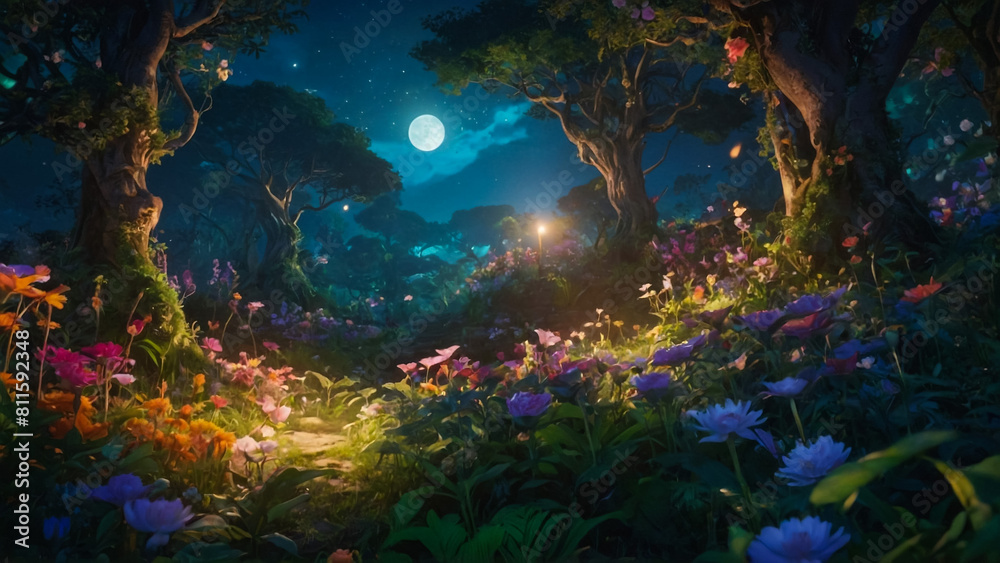 Fototapeta premium a beautiful picture of a fantasy fairy tale