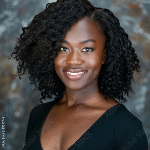 woman smiling