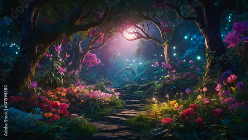  a beautiful picture of a fantasy fairy tale