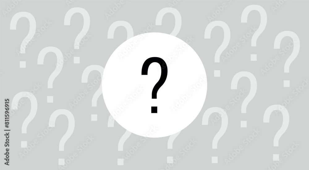 Question mark seamless pattern. Vector seamless pattern with question mark punctuation marks. Question mark seamless pattern. Vector seamless pattern with question mark punctuation marks.