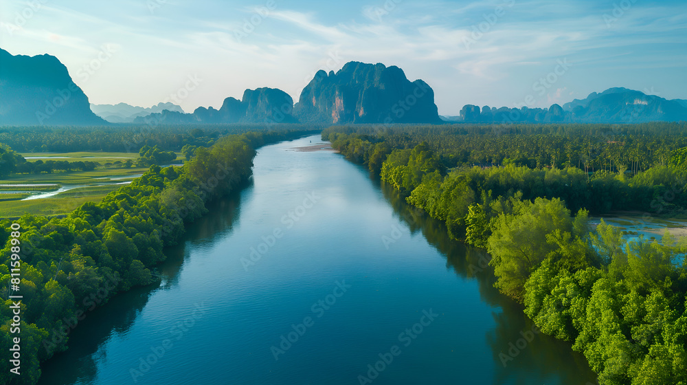 Fototapeta premium lake in the mountains