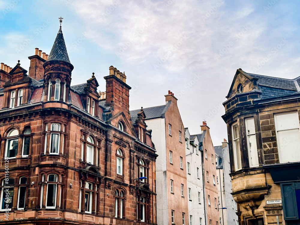Historic Buildings and Skyline in Inverness, Scotland Historic Buildings and Skyline in Inverness, Scotland