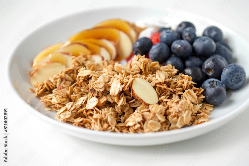 Exquisite Maple Glazed Granola with Toasted Oats and Almonds Exquisite Maple Glazed Granola with Toasted Oats and Almonds