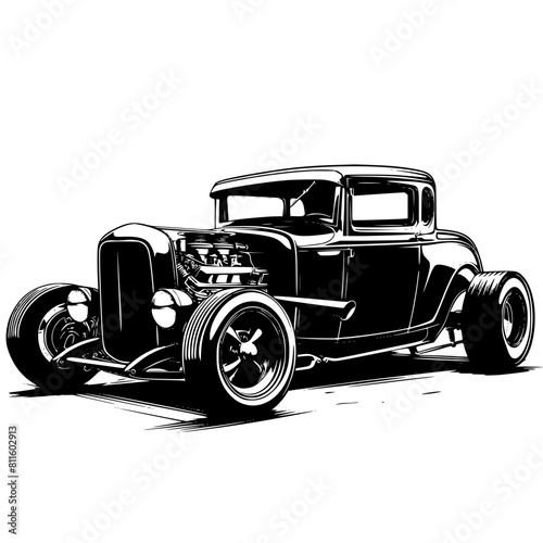 car, vintage, old, retro, auto, truck, vehicle, classic, antique, automobile, transportation, vector, model, transport, toy, wheel, isolated, pickup, rod, wheels, oldtimer, hot, motor, illustration, o