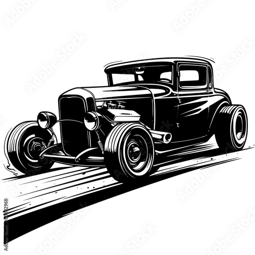 car, vintage, old, retro, auto, truck, vehicle, classic, antique, automobile, transportation, vector, model, transport, toy, wheel, isolated, pickup, rod, wheels, oldtimer, hot, motor, illustration, o