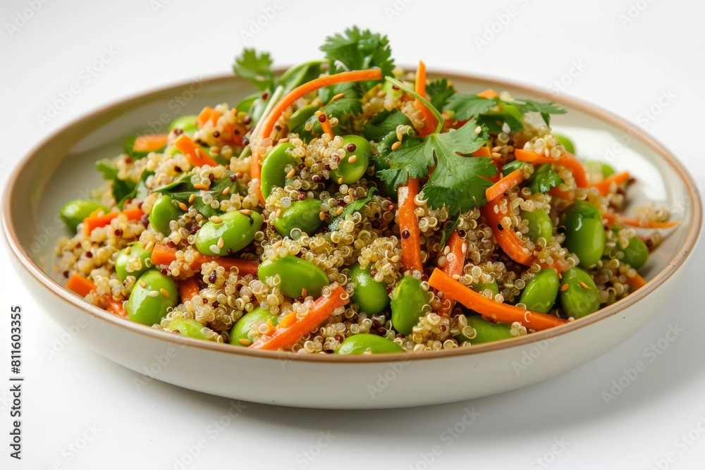 Healthy and Delicious Quinoa Salad with Edamame and Carrots Healthy and Delicious Quinoa Salad with Edamame and Carrots