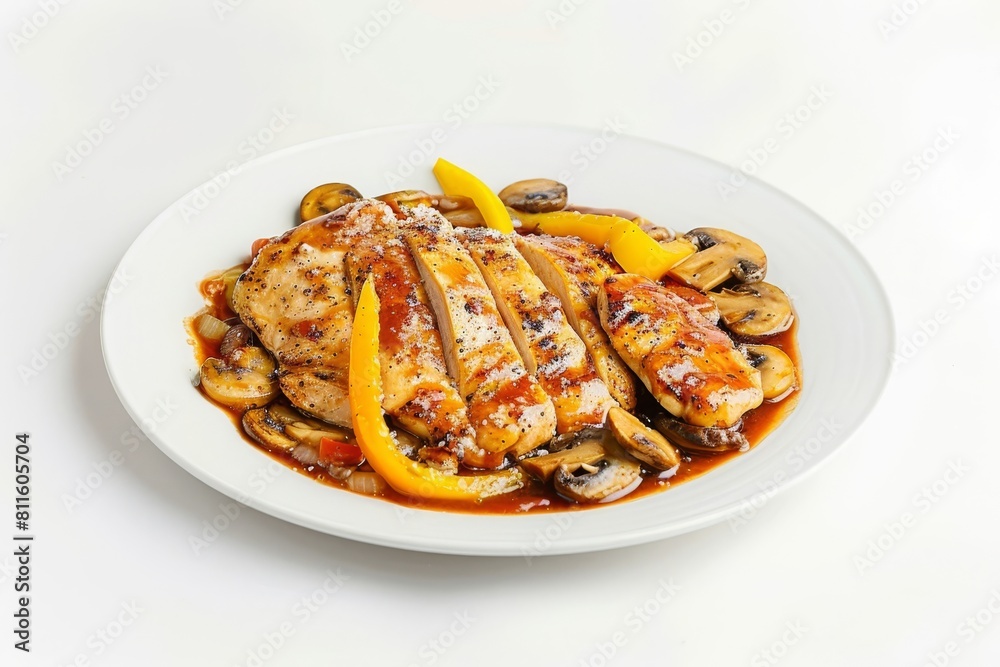 Easy-to-Make Chicken Marengo with Vibrant Vegetables and Buttery Tomato Sauce Easy-to-Make Chicken Marengo with Vibrant Vegetables and Buttery Tomato Sauce