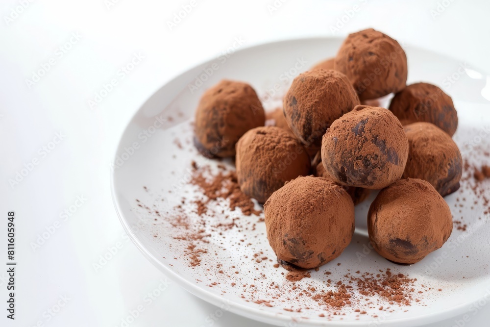 Gourmet 4-Ingredient Avocado Truffles with Cocoa Dusting Gourmet 4-Ingredient Avocado Truffles with Cocoa Dusting