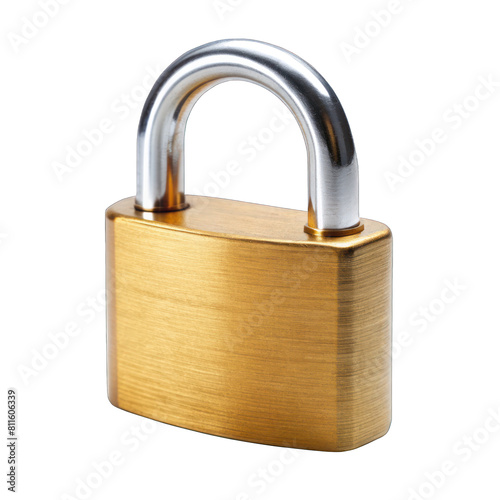 padlock isolated on white