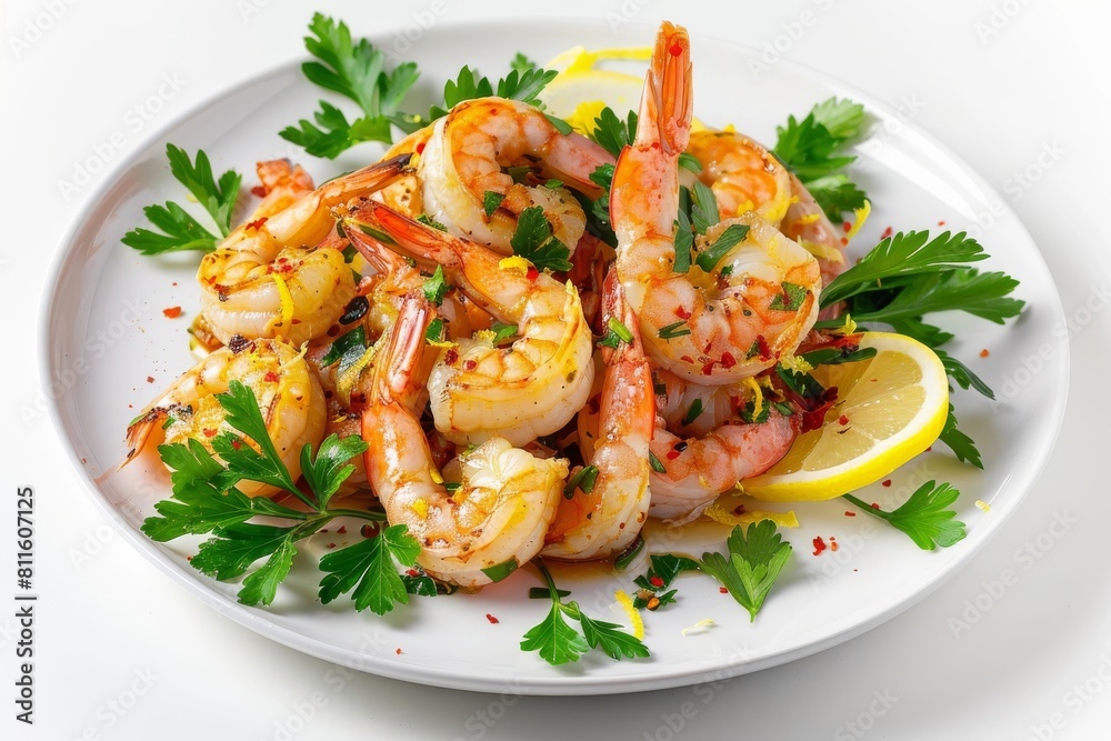 Scrumptious Spicy Garlic Shrimp with Olive Oil Glaze Scrumptious Spicy Garlic Shrimp with Olive Oil Glaze