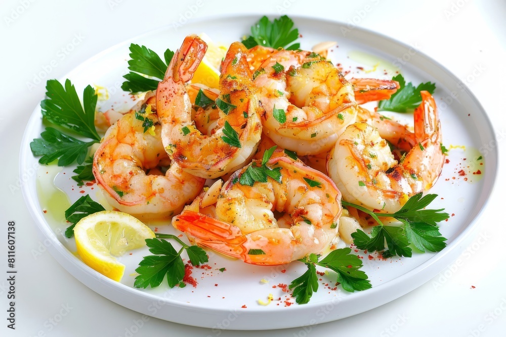 Tantalizing Spicy Garlic Shrimp with Fresh Ingredients Tantalizing Spicy Garlic Shrimp with Fresh Ingredients