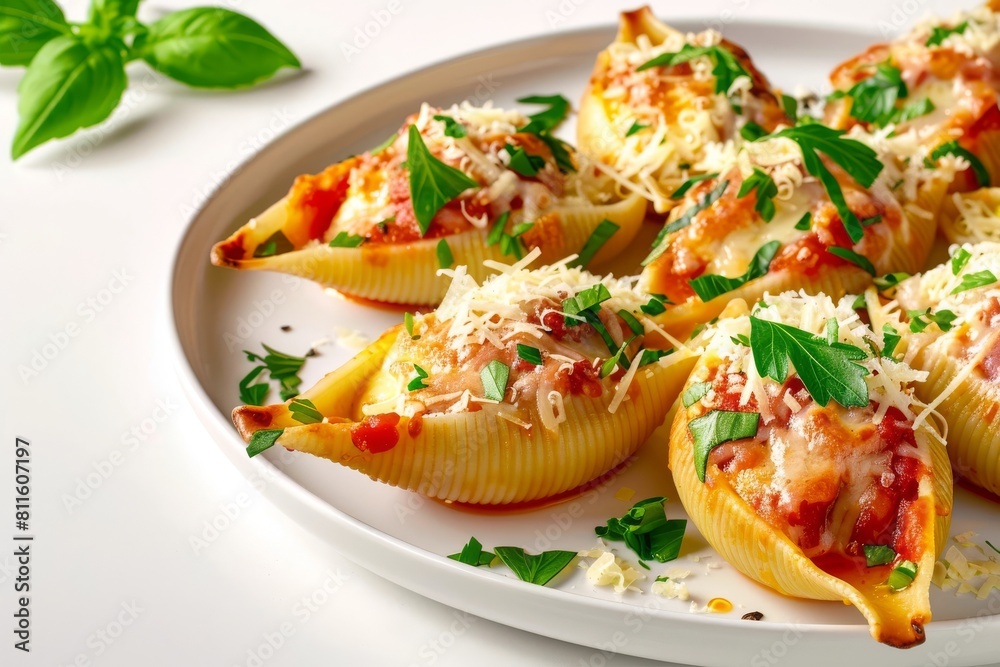 Tantalizing Four Cheese Stuffed Shells with Cheese Medley Tantalizing Four Cheese Stuffed Shells with Cheese Medley