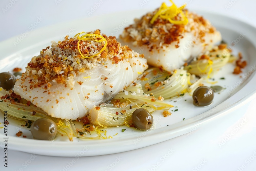 Exquisite Cod with Lemony Fennel and Briny Olives Exquisite Cod with Lemony Fennel and Briny Olives