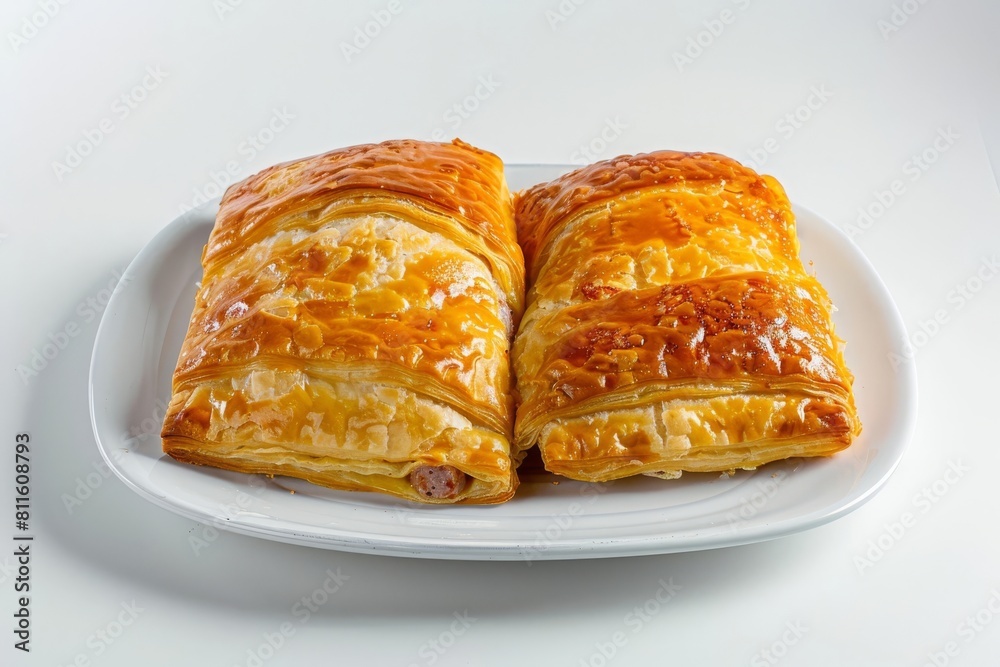 Satisfying Spicy Sausage and Cream Cheese Casserole with Puff Pastry Satisfying Spicy Sausage and Cream Cheese Casserole with Puff Pastry