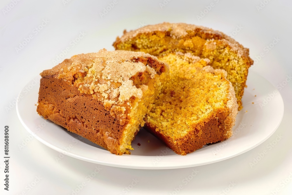 Fluffy and Moist 3-Ingredient Pumpkin Bread with Glistening Cinnamon Sugar Fluffy and Moist 3-Ingredient Pumpkin Bread with Glistening Cinnamon Sugar