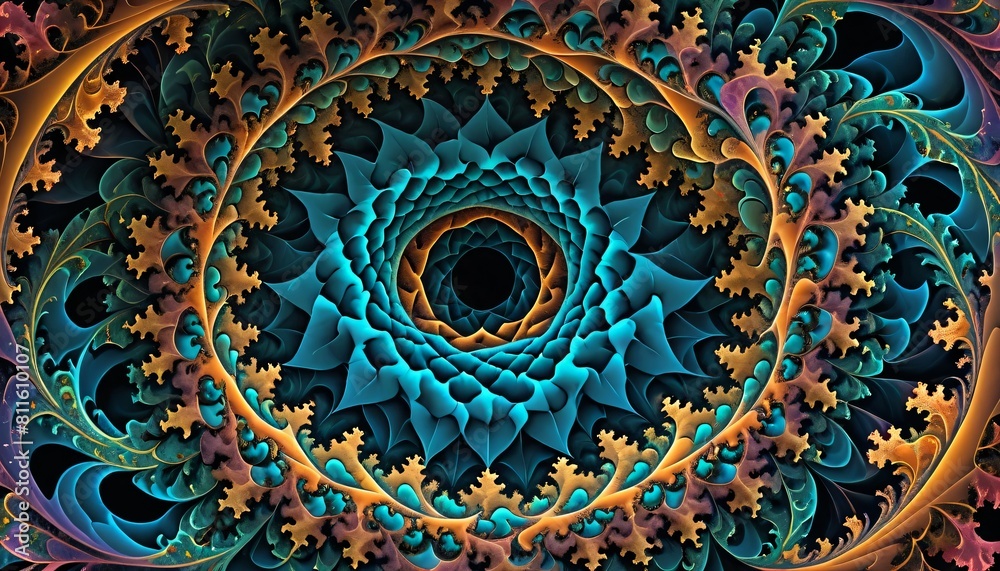 Smaller scales fractal pattern Smaller scales fractal pattern