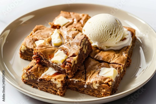 Irresistible Maple-Butter Blondies with a Luxurious Touch