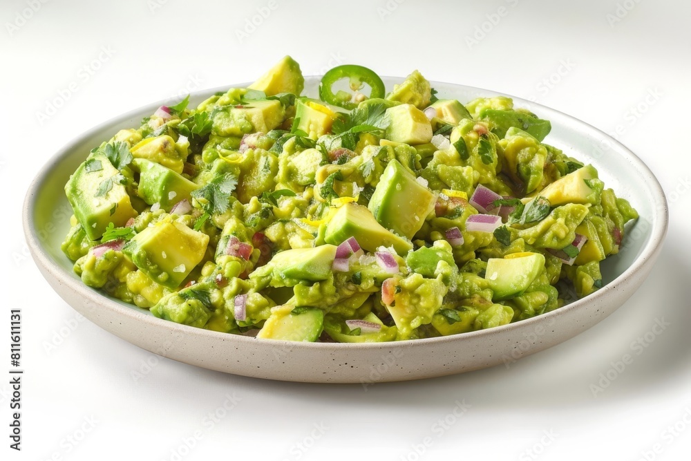 Creamy and Vibrant Guacamole Dip with Avocado, Cilantro, and Jalapeno Creamy and Vibrant Guacamole Dip with Avocado, Cilantro, and Jalapeno