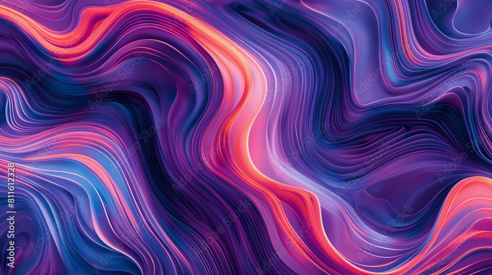 Fototapeta premium An inventive designer blending chaos and order to create a mesmerizing tapestry of abstract forms
