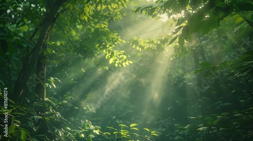 Nature and Landscapes Forest: A photo of a lush green forest