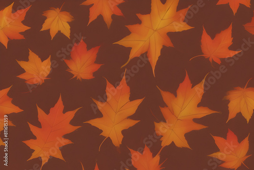 A warm  rich color gradient reflecting the beauty of autumn leaves.
