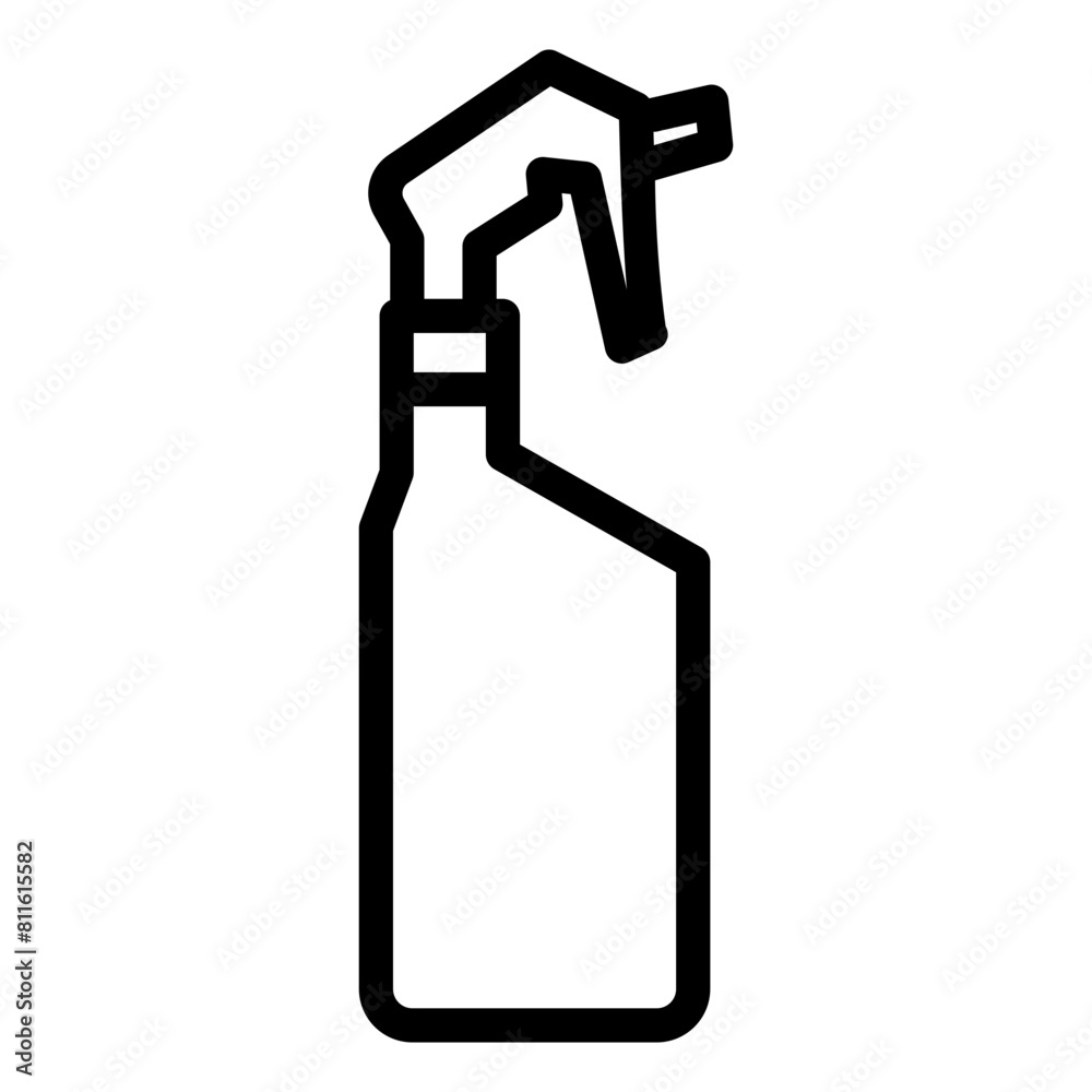 Spray icon line style vector Spray icon line style vector