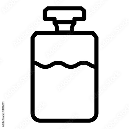 Perfume icon line style vector