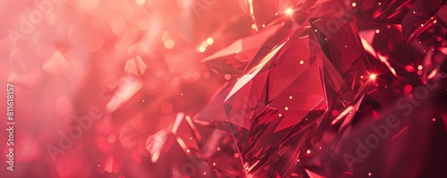 Abstract ruby backdrop with a refined overlay effect. photo
