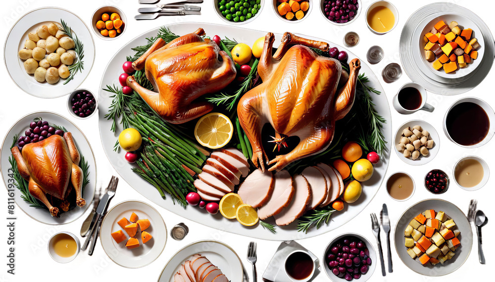 turkey dinner roast holiday thanksgiving food meal pumpkin pie ham salad gravy cranberry chutney november apple celebrate celebration bread cookery american culture festive glazed gold greener herb