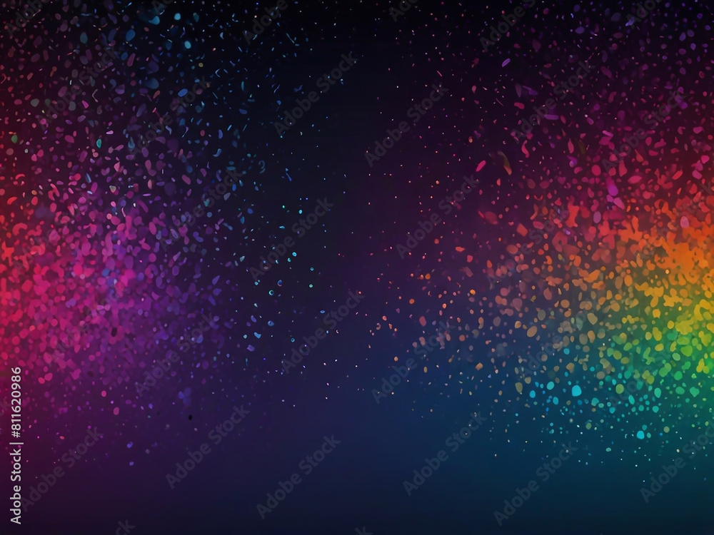 Coloring glow water wet effect confetti abstract background with ai generative 