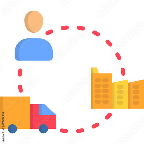 Supply Chain Icon