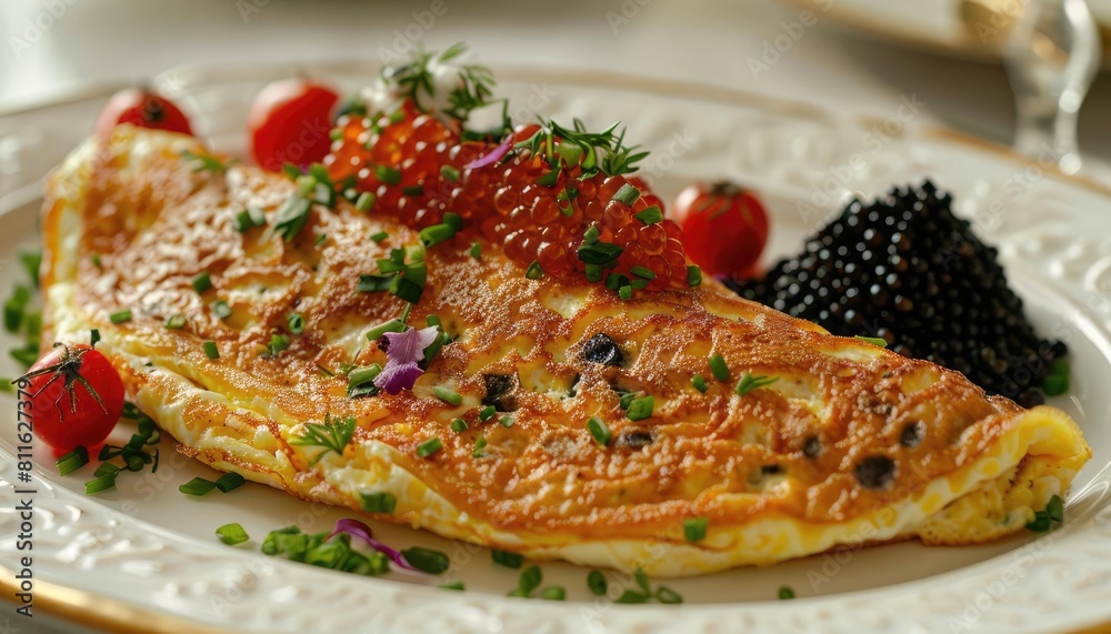 Write a recipe for a gourmet omelette with exotic ingredients like truffles and caviar Write a recipe for a gourmet omelette with exotic ingredients like truffles and caviar