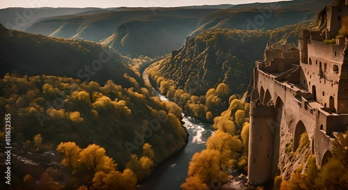 River in a canyon.