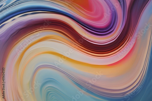 A smooth  fluid gradient where colors blend seamlessly like oil paints on water.