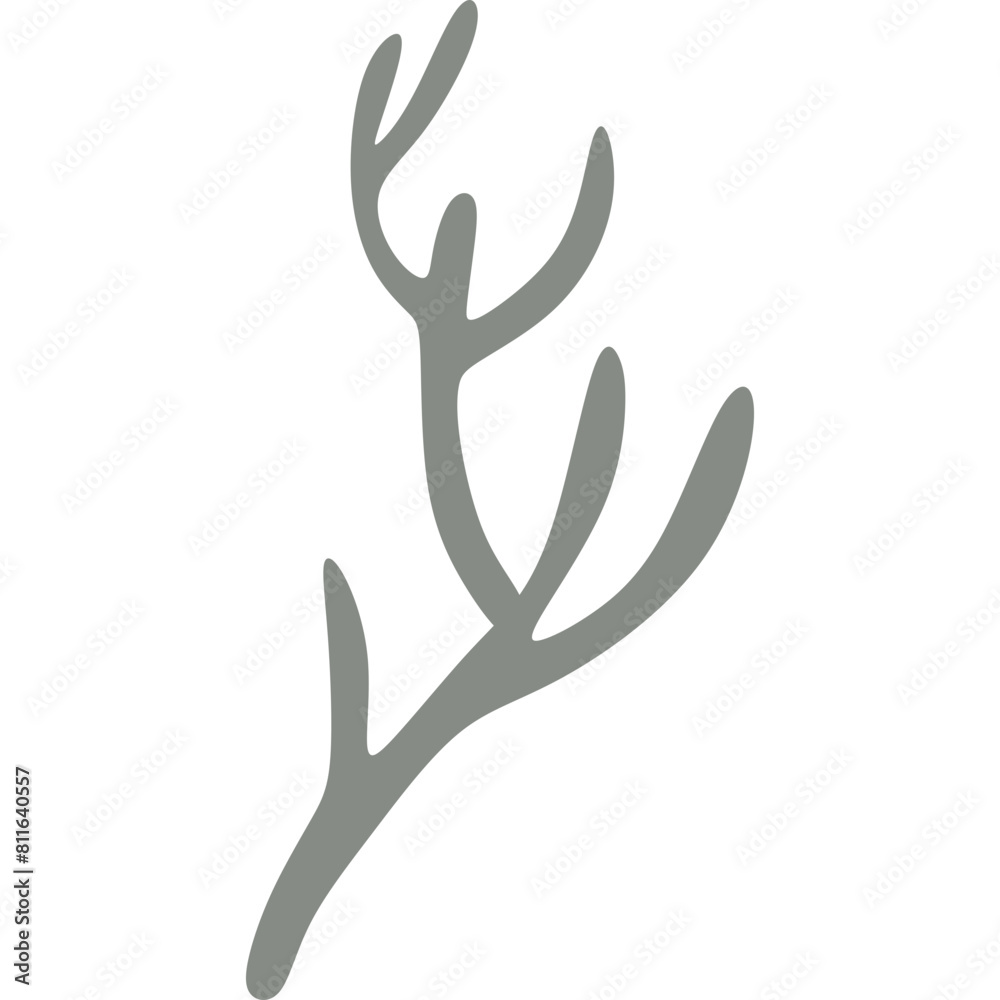 Obraz premium Flat Abstract Coral