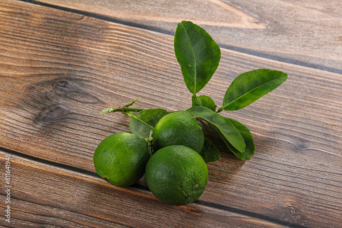 Fresh juicy ripe green lime