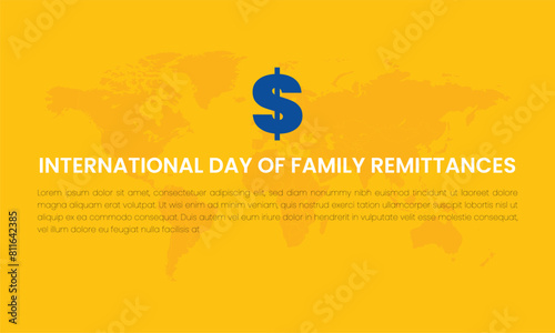 International Day of Family Remittances, held on 16 June.