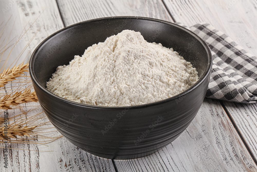 Wheat flour heap for bake Wheat flour heap for bake