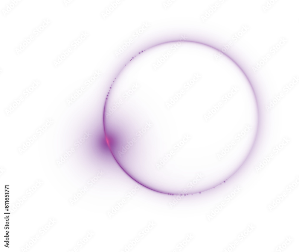 Obraz premium Circle halo light with overlay effect