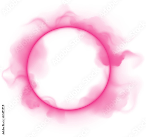 Circle halo light with overlay effect